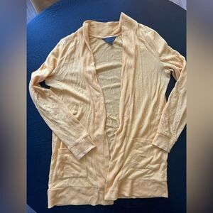 Mi Women's Open Front Cardigan Sweater - Tan